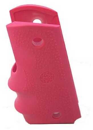 Hogue Colt Officers Rubber Grip with Finger Grooves Pink 43007