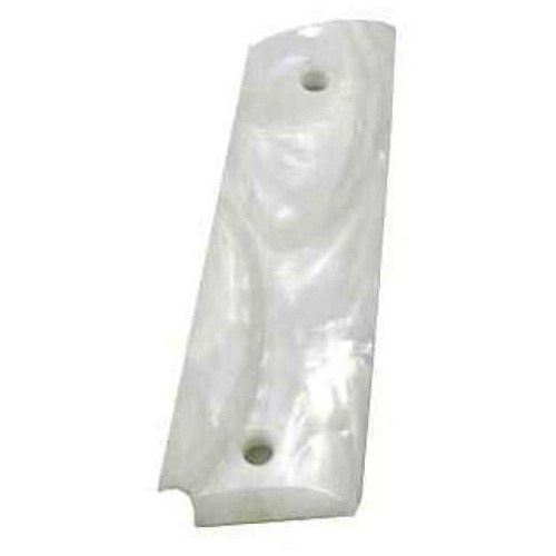 Hogue Colt Government Ambidextrous Safety Cut, Polymer Grip Panels White Pearl 45318