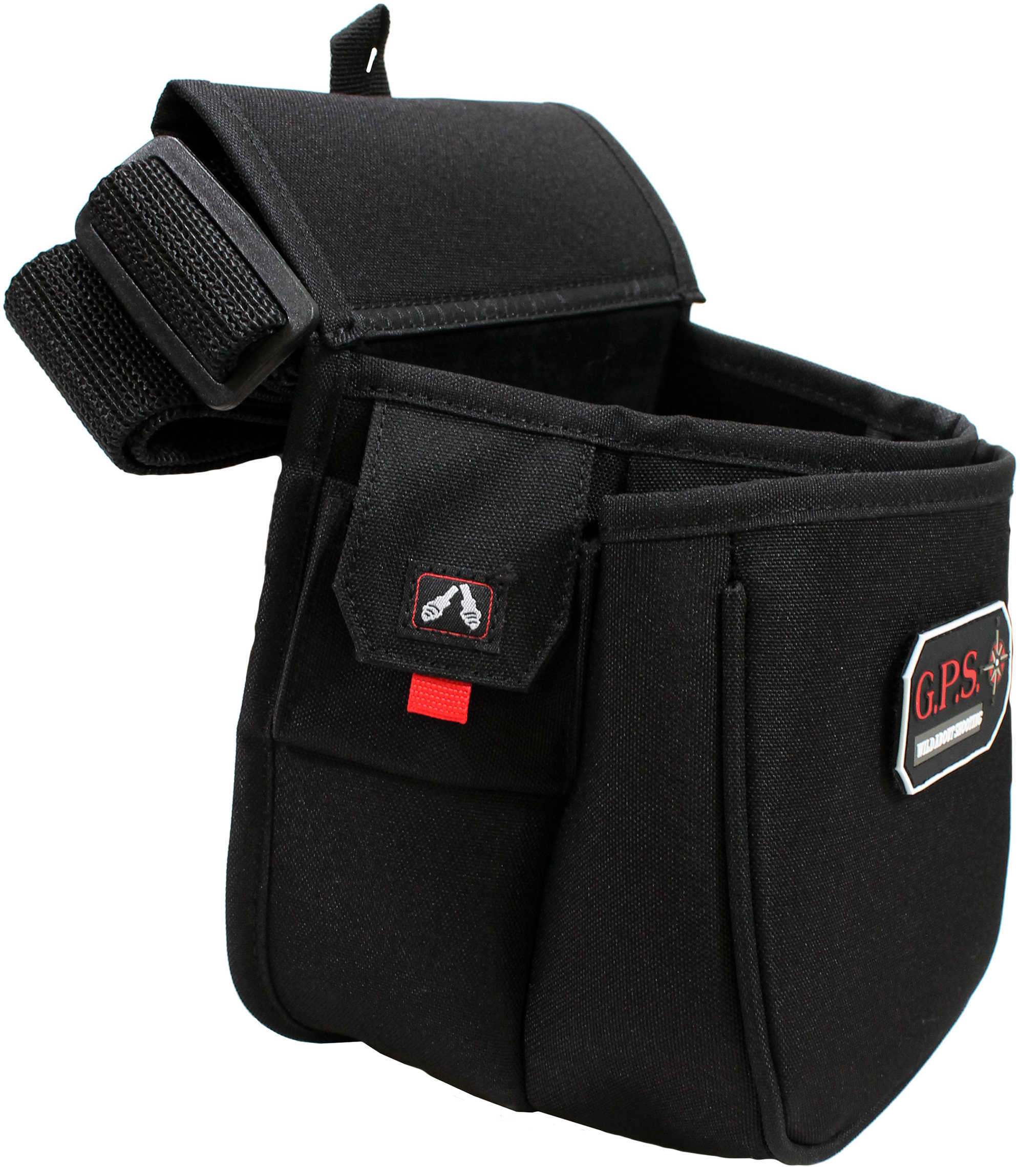 G Outdoors Inc. Contoured Double Shell Pouch and Web Belt Black Md: GPS-960CSP