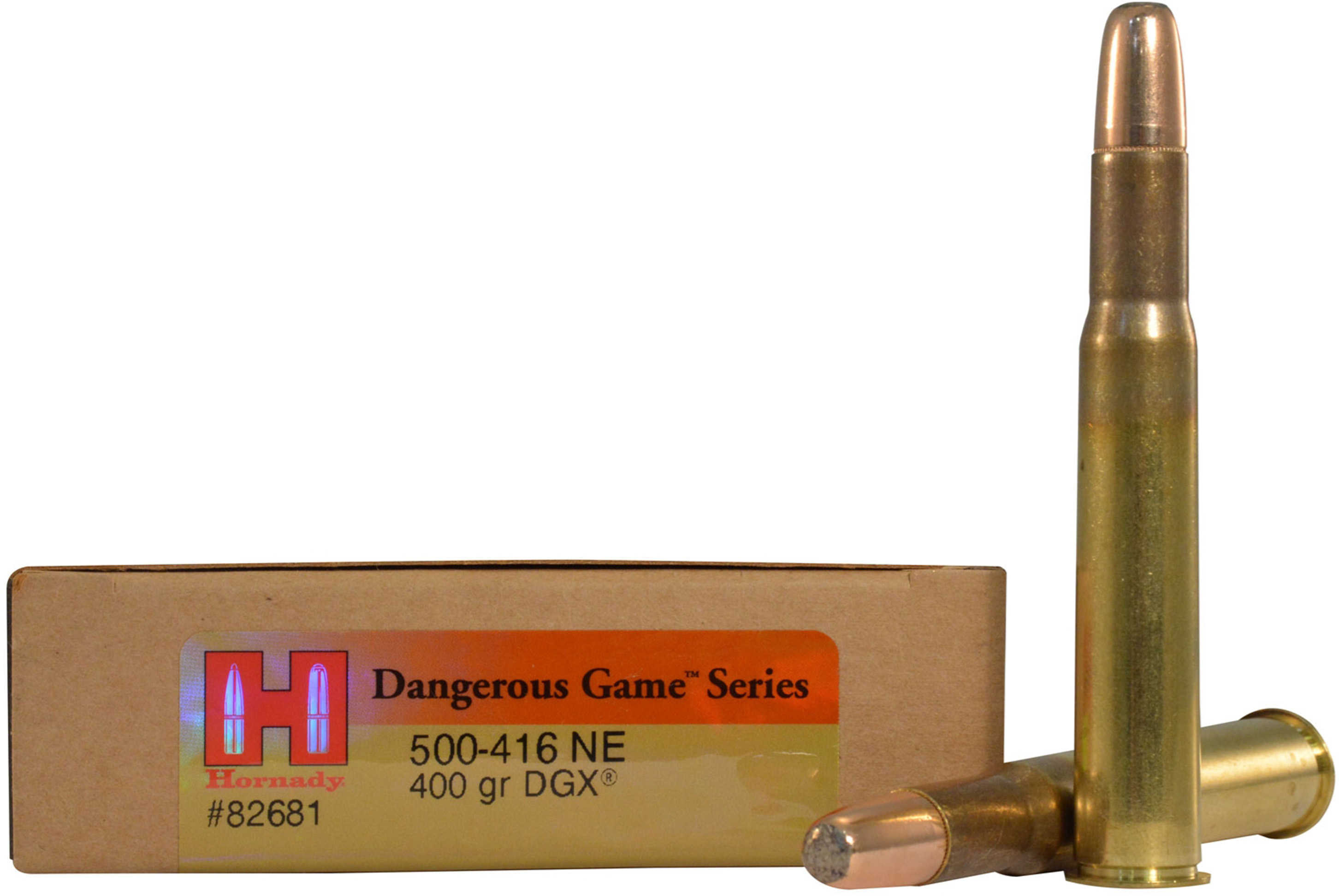 500/.416 Nitro Express 20 Rounds Ammunition Hornady 400 Grain DGX