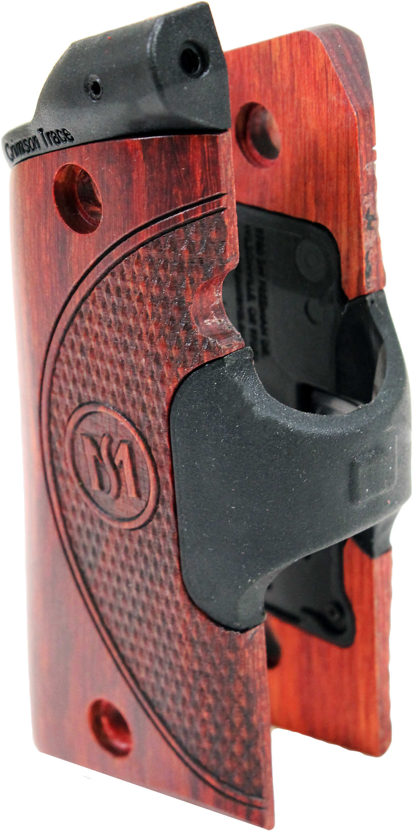 Crimson Trace Corporation Master Series LaserGrip 1911 Government/Commander Natural Rosewood Micro-Compact Diode Fits Am