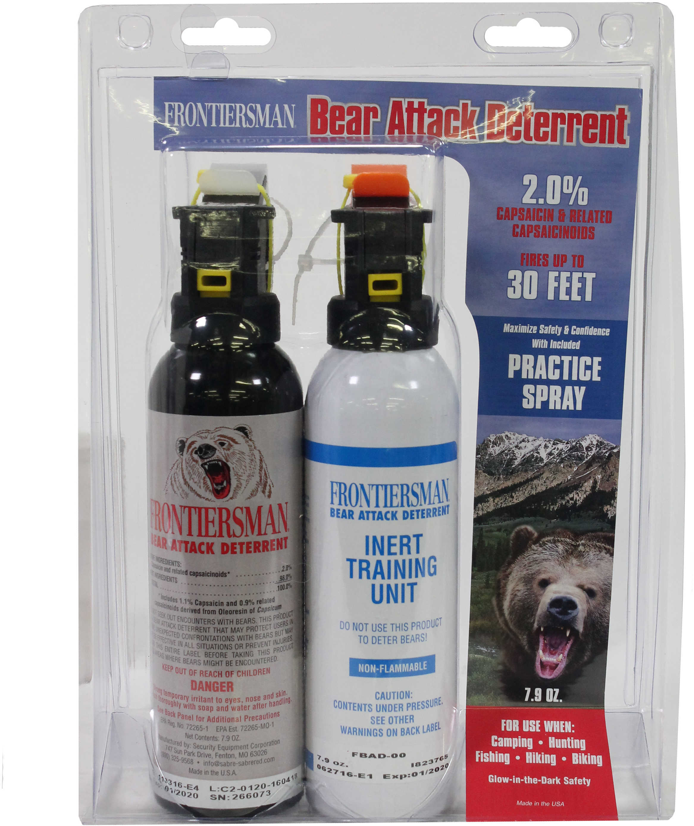 Bear Spray 7.90 ox and oz Pratice Md: FBAD-03-00