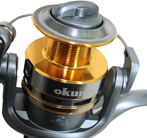 Okuma ROX Spinning Reel 2 Ball Bearings 5.1:1 Gear Ratio 12lb/160yds Size 40 ROX-40
