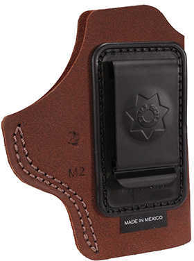 Bianchi 6 Waistband Holster Natural Suede for Glock 43 S&W Shield Ruger LC9 Sprgfld XDS Right Hand Md: 1039