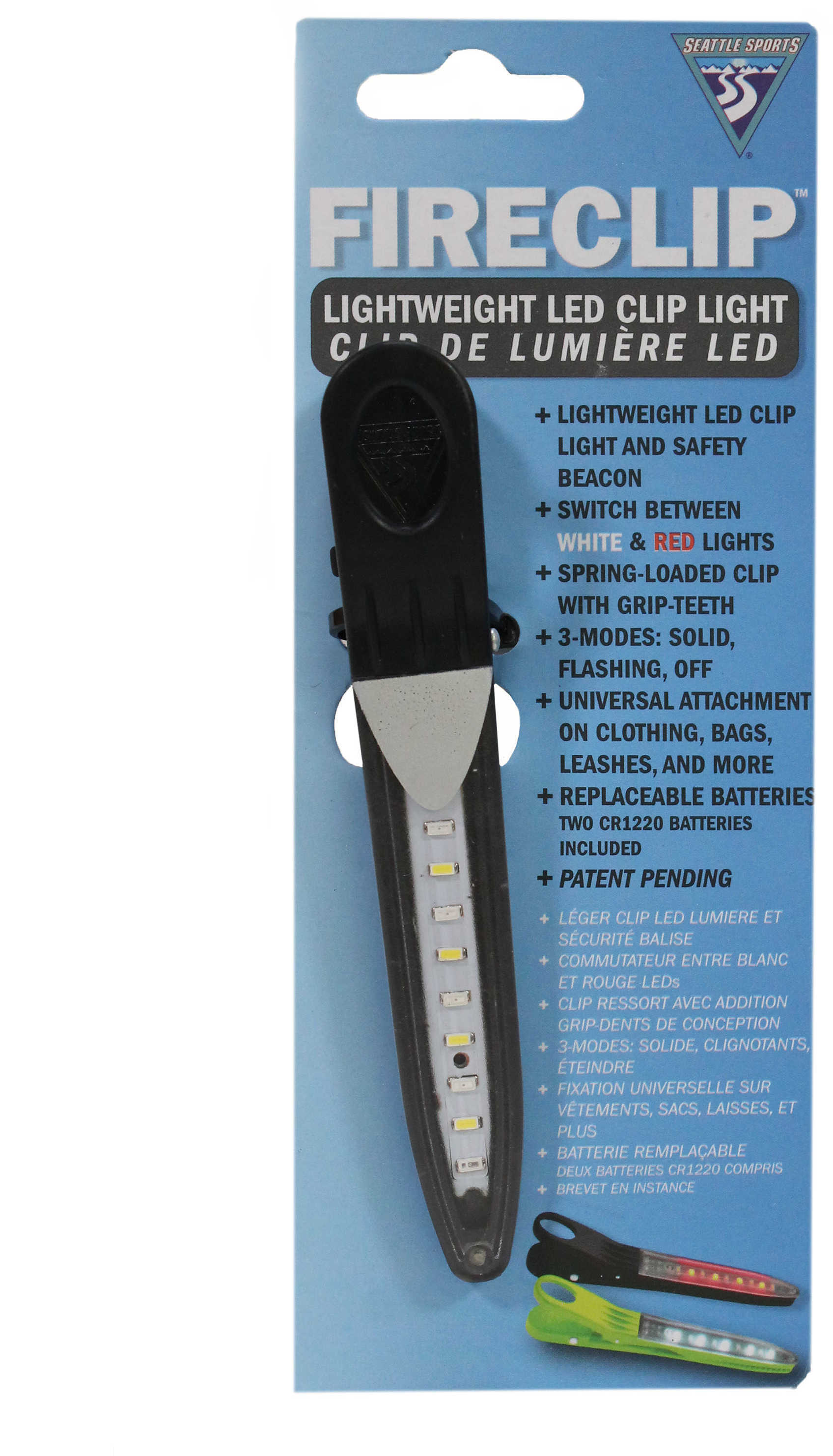 Seattle Sports FireClip LED Light Black Md: 066815