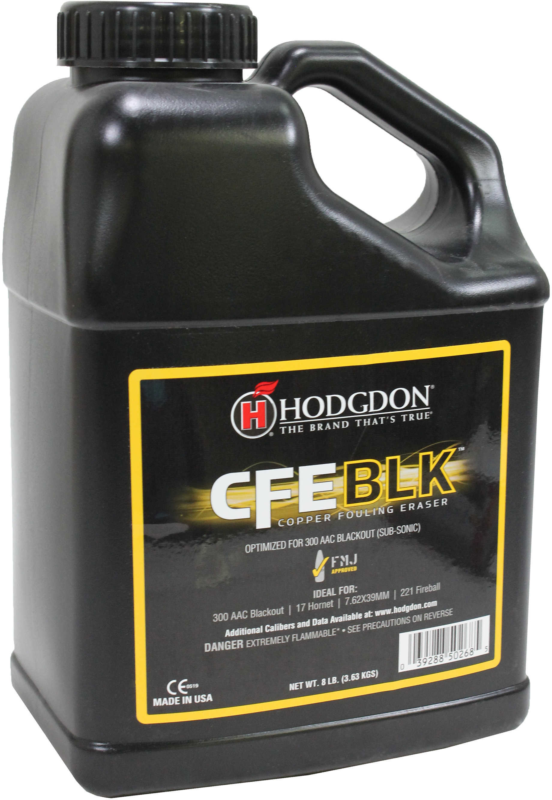 Black CFE Arifle Powder, 8 lb Container Md: BLACK8