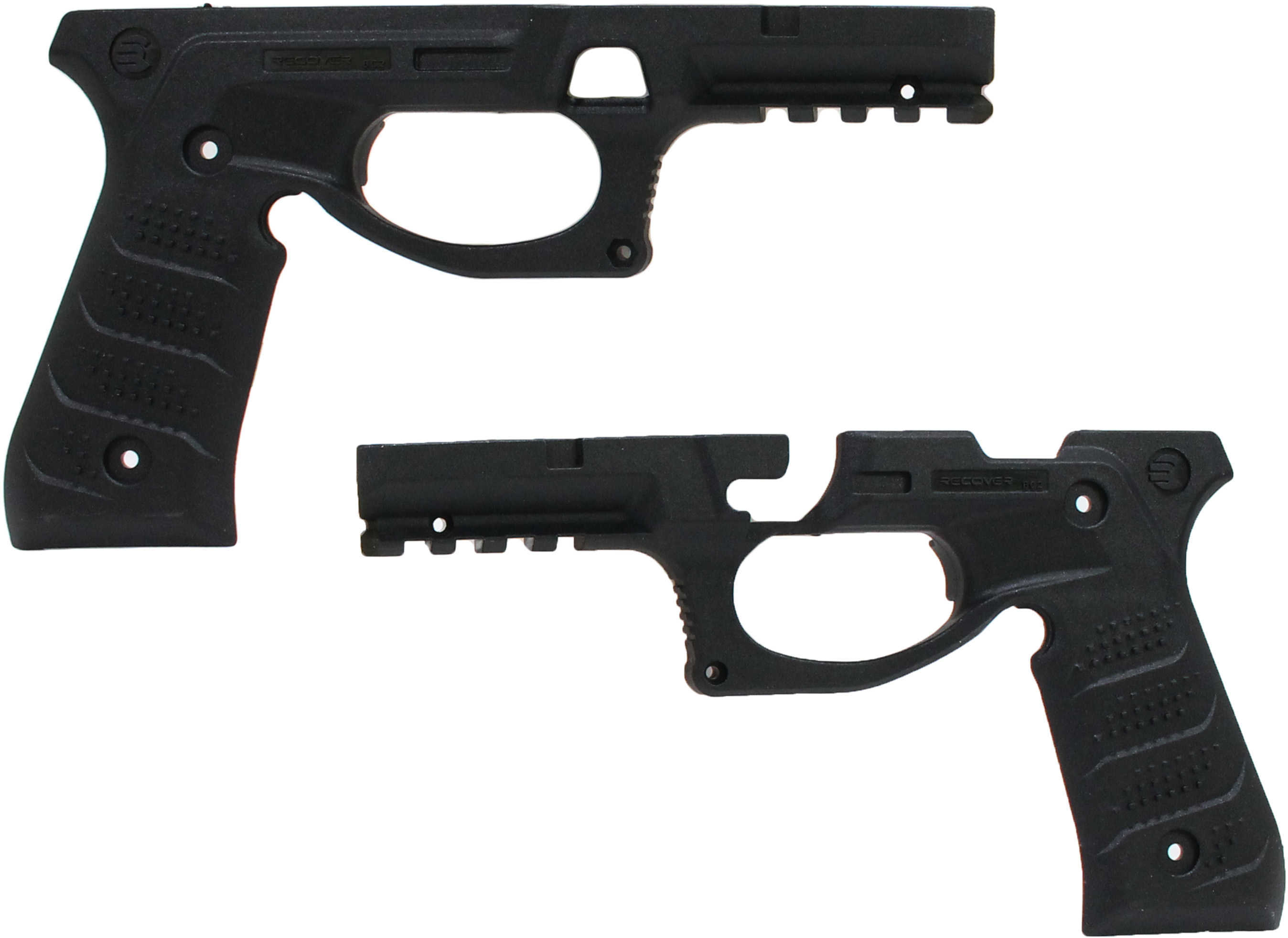 Recover Tactical Tact. Bc2 Beretta 92 Grip And Rail System Black
