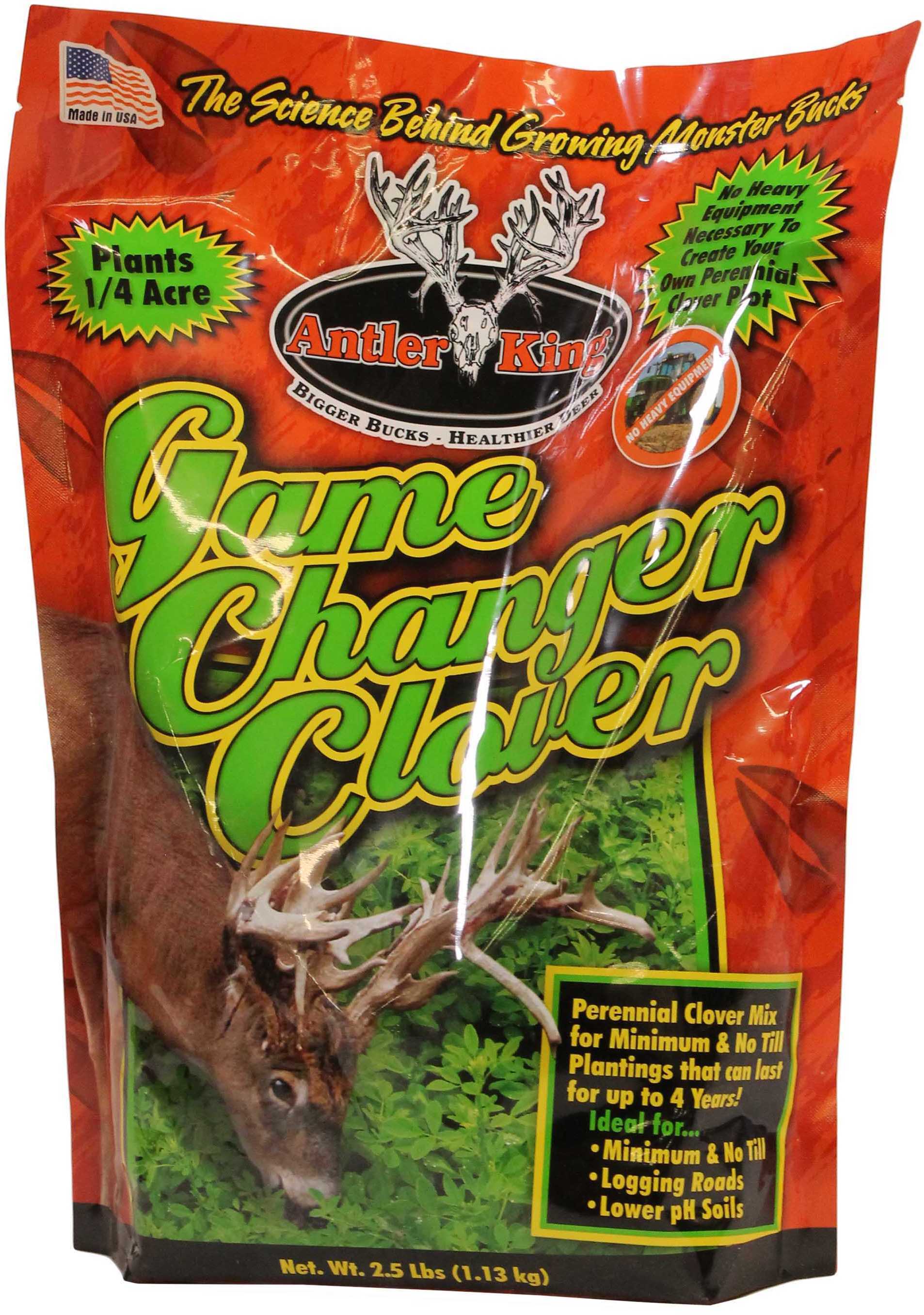 Antler King Food Plot Seed Game Changer Clover Md: gcc2.5