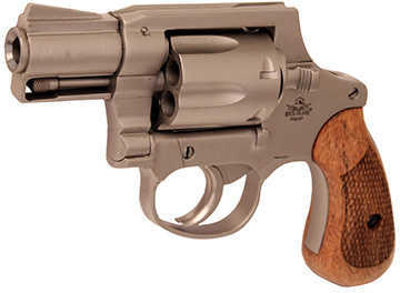 Rock Island Armory M206 38 Special Matte Nickel Finish Spurless 2" Full Shroud Barrel 6 Round Revolver 51289