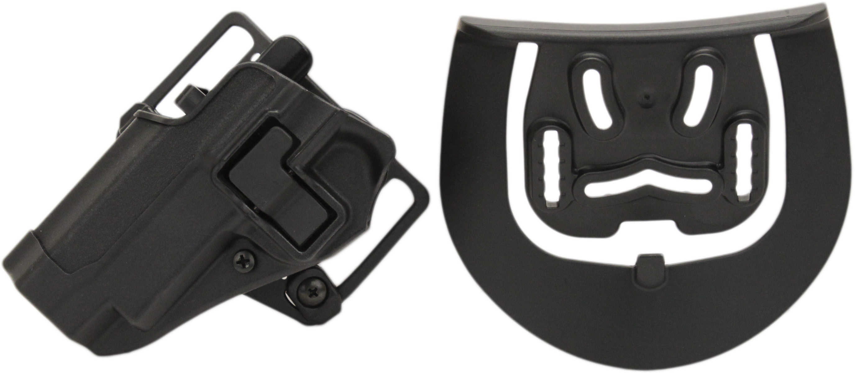 BlackHawk Products Group Serpa CF Belt & Paddle Holster Plain Matte Finish Left Hand S&W 5900/4000 410510BK-L