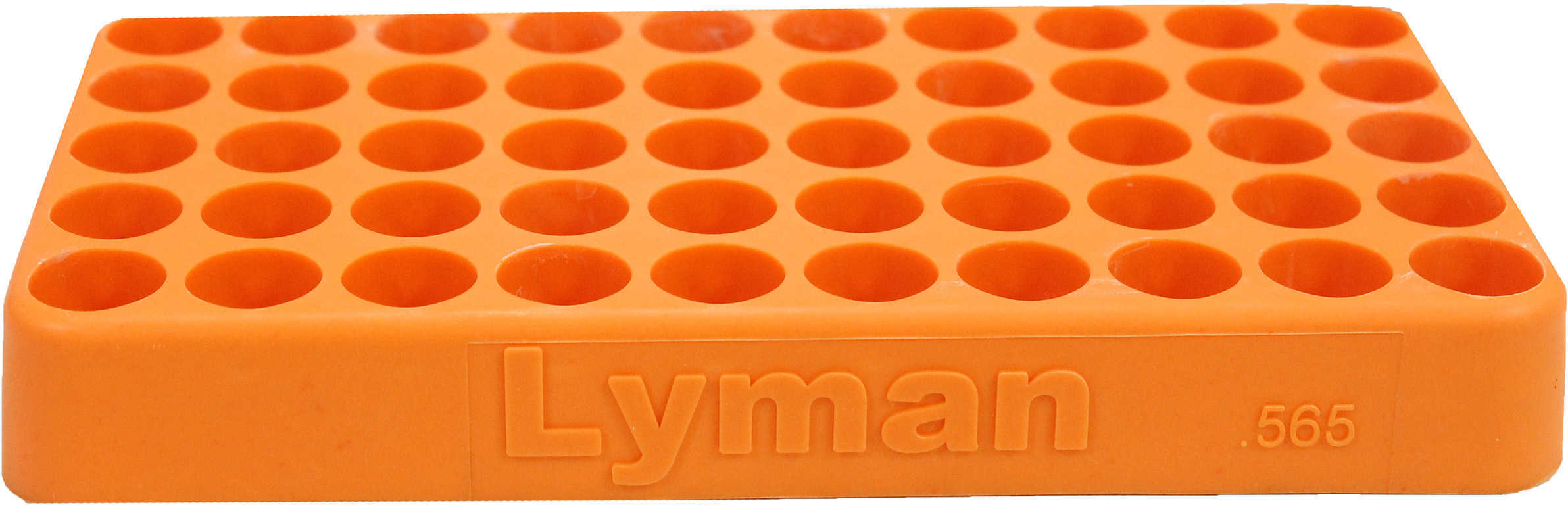 Lyman Custom Fit Loading Block .565 Hole Diameter Orange Md: 7728094