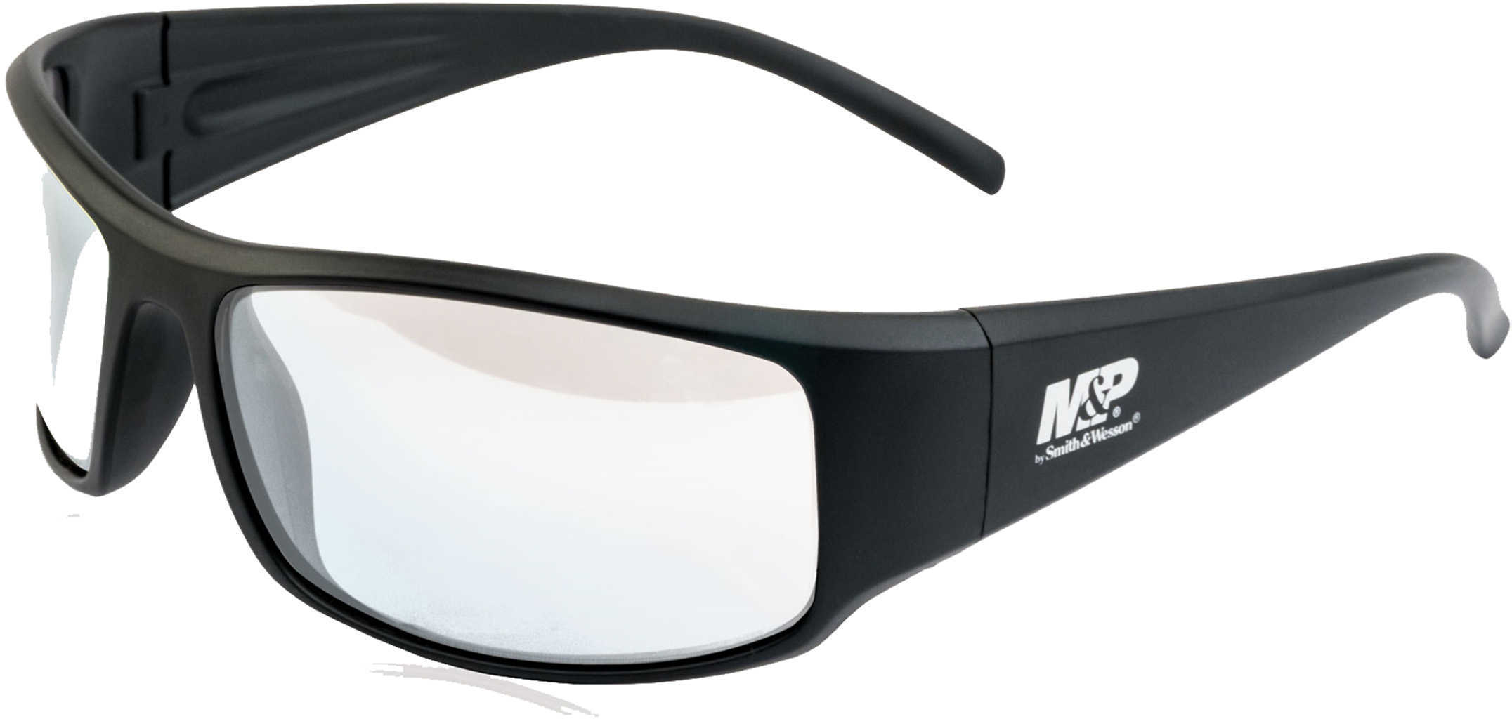 Smith & Wesson M&P Thunderbolt Shooting Glasses Black Frame, Clear Mirror Lens Md: 110168