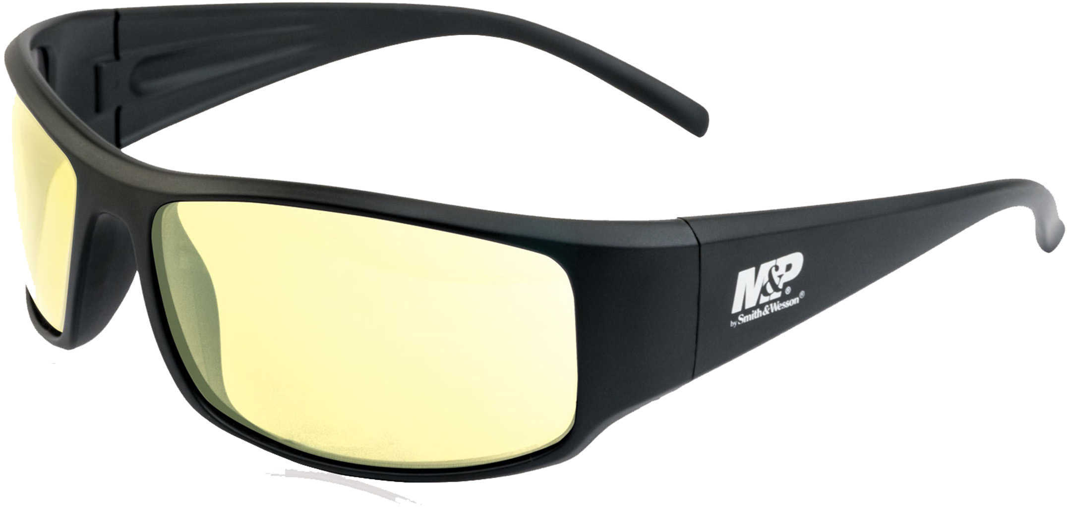 Smith & Wesson M&P Thunderbolt Shooting Glasses Black Frame, Amber Lens Md: 110167