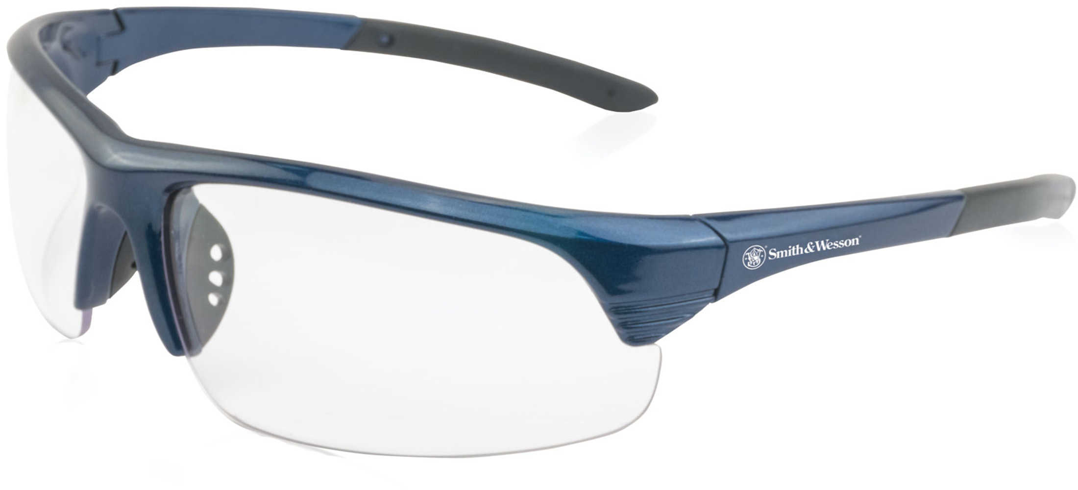 Smith & Wesson Accessories Corporal Shooting Glasses Blue Frame, Clear Lens Md: 110164