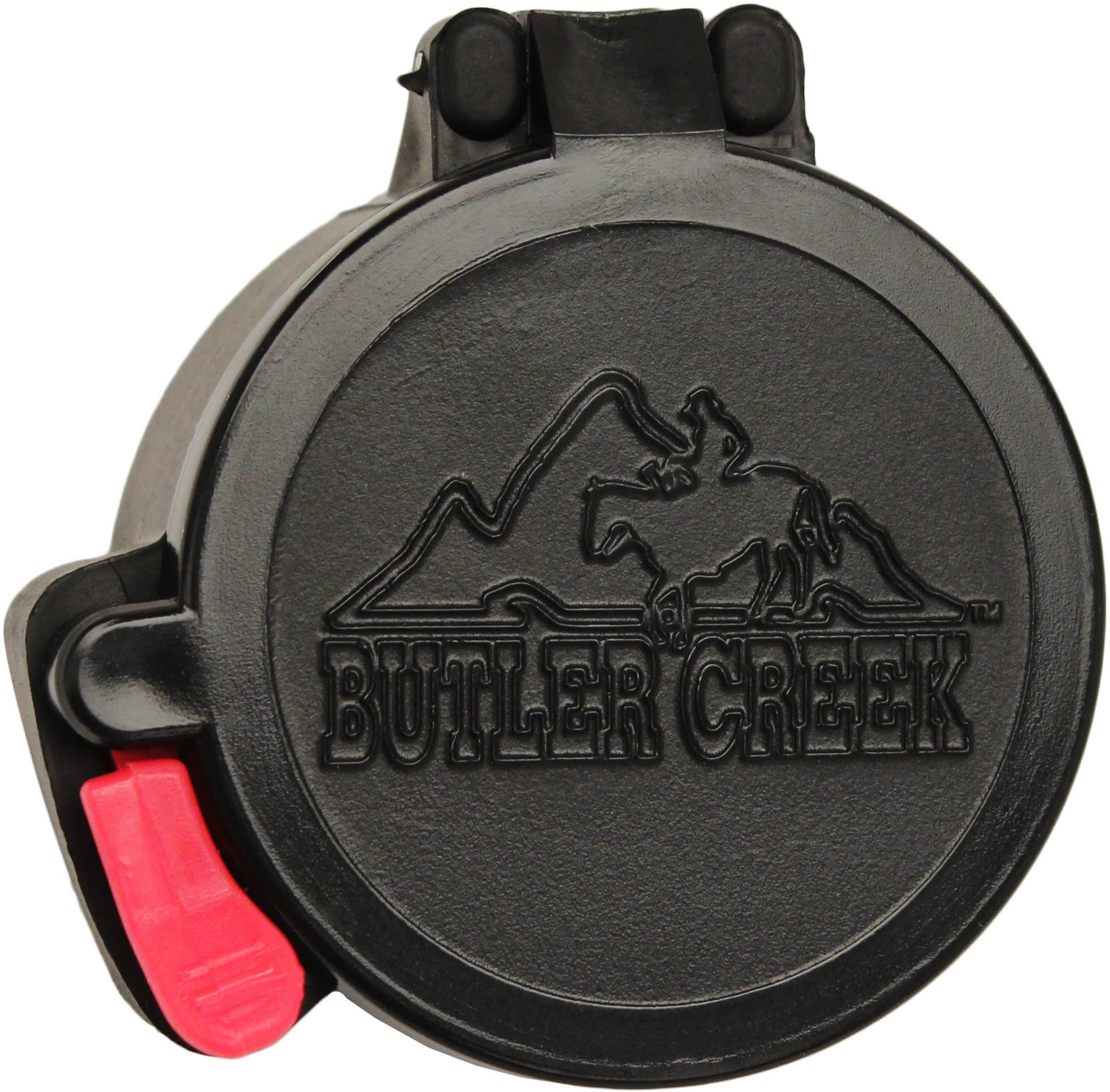 Butler Creek Flip-Open Scope Cover Fits 1.605" Eye Size 14 Black MO20140
