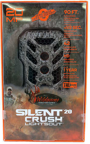 Wildgame Innovations / BA Products Silent Crush Cam, 20-20 MP, Black LED, Tru Bark Md: SC20B20-7
