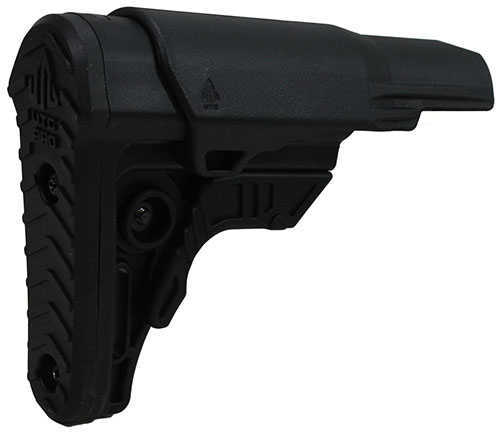 Leapers Inc. - UTG UTG PRO Mil-spec Stock Black Finish Fits AR-15 Compact Size Includes Cheek Rest Plus Removable Extend