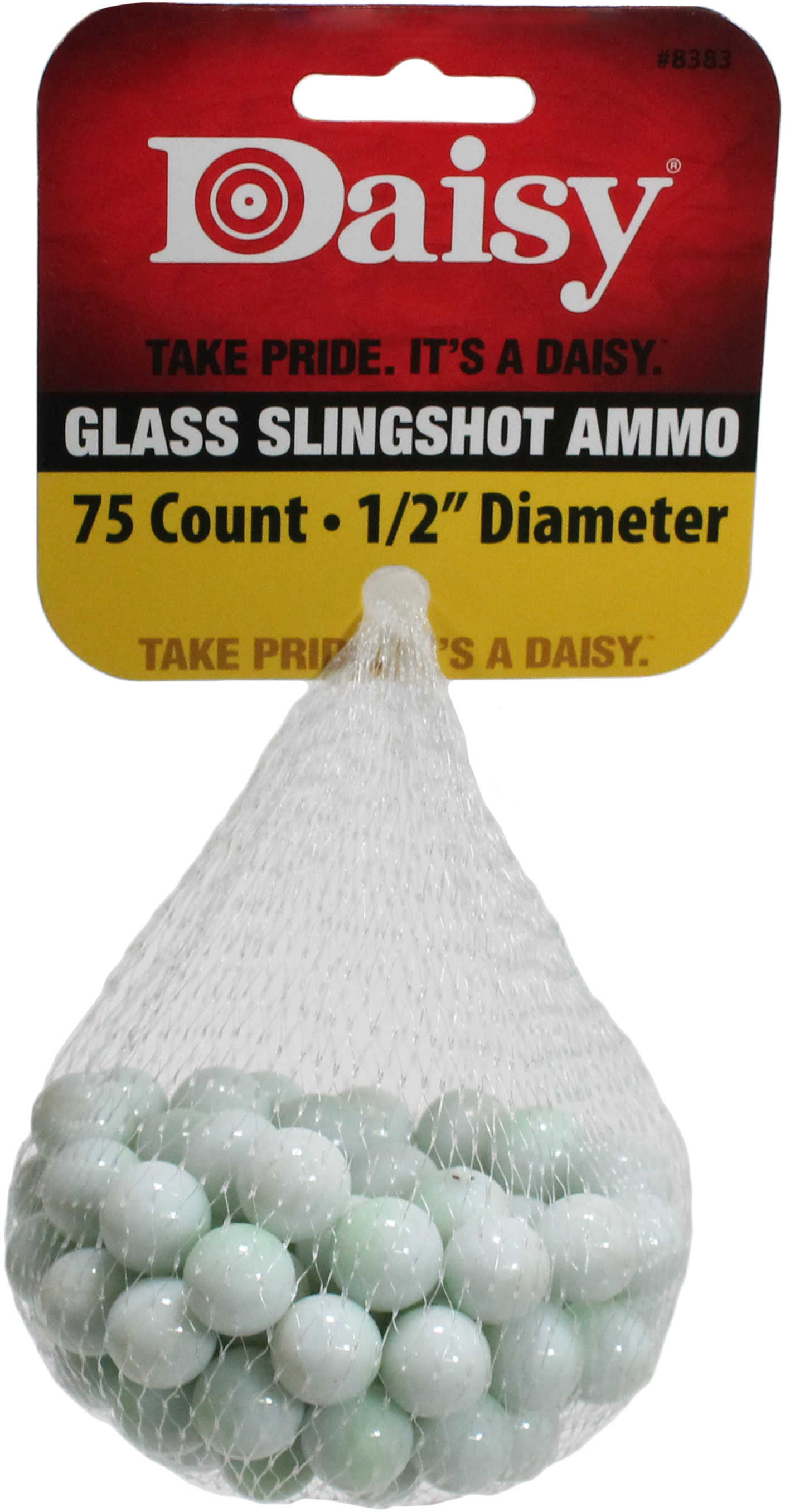 Daisy Outdoor Products Slingshot AMMUNTION 1/2" Glass 75-Count Pack