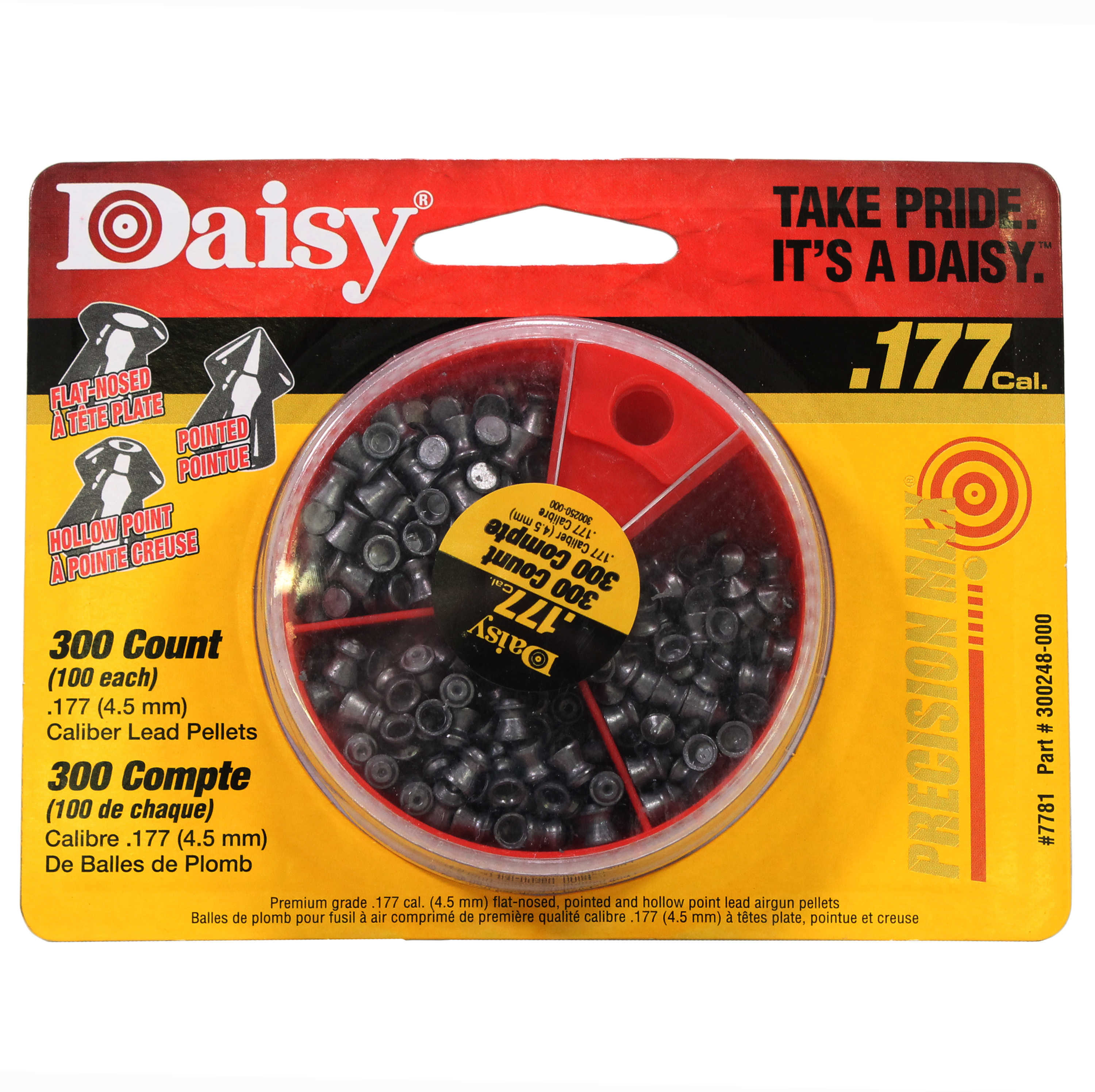 Daisy Outdoor Products Dial-A-Pellet 300ct .177 Caliber Pellets 987781-446