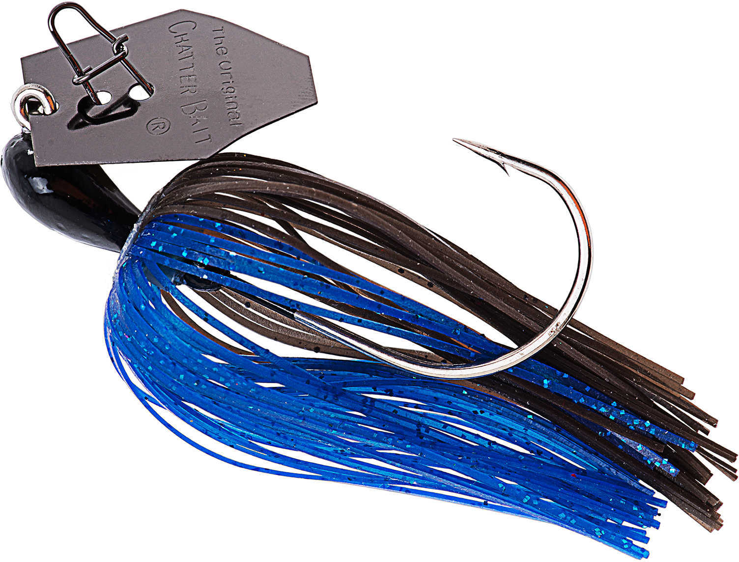 Z-Man / Chatterbait Bait 1/2 Ounce Blue/Black Lure Md: CB12-74