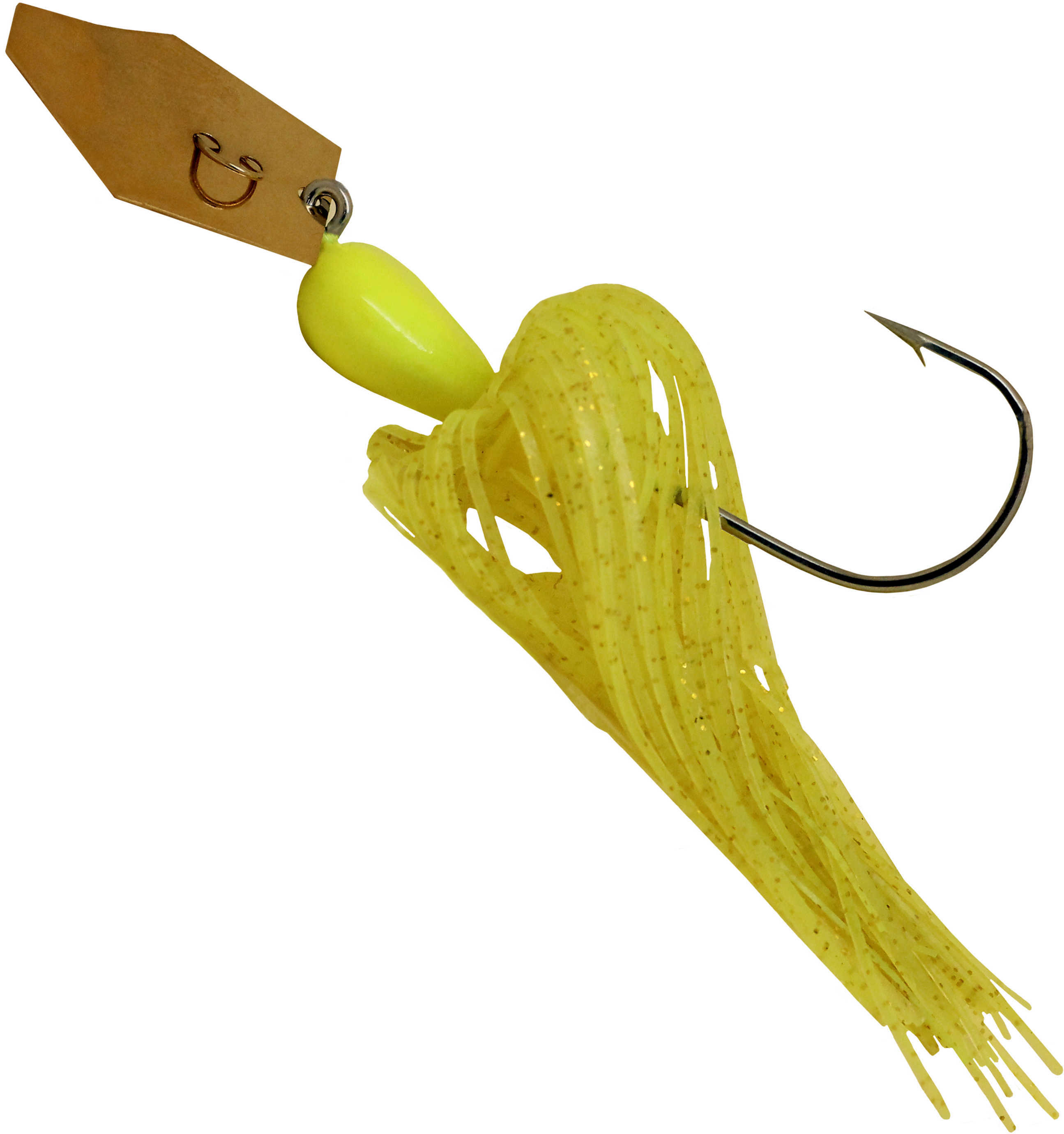 Z-Man / Chatterbait Bait 3/8 Ounce 5/0 Hook Size Chartreuse Lure Md: CB38-10