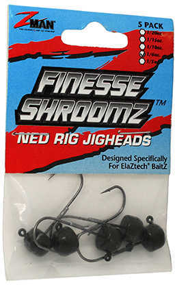 Z-Man Finesse Shroomz Jighead 1/6Oz 5Pk Green Pump-img-1