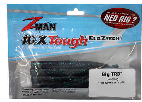 Z-Man / Chatterbait ZMAN FINESSE TRD 4" 6PK JUNEBUG