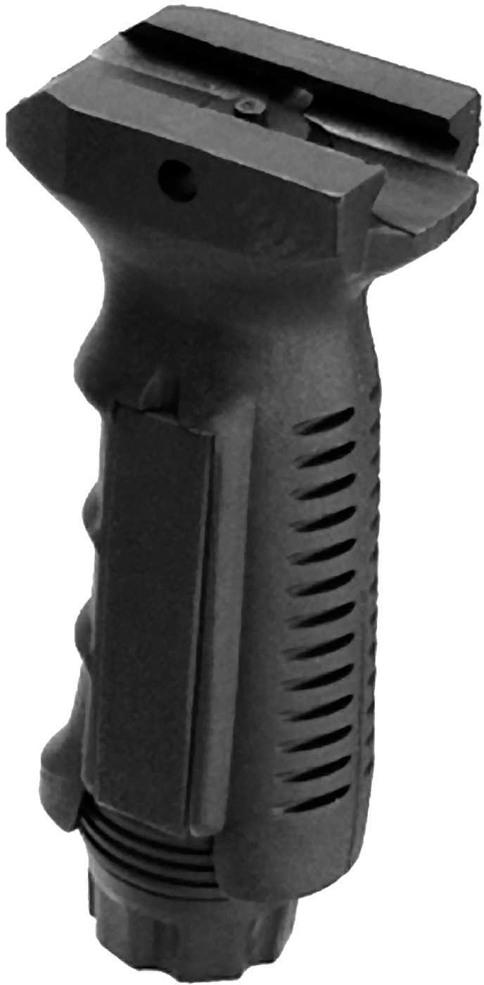 Leapers UTG Ergonomic Vertical Foregrip Black w/ Storage Compartment with pressure pad insert Picatinny RB-FGRP1 RB-FGRP168B