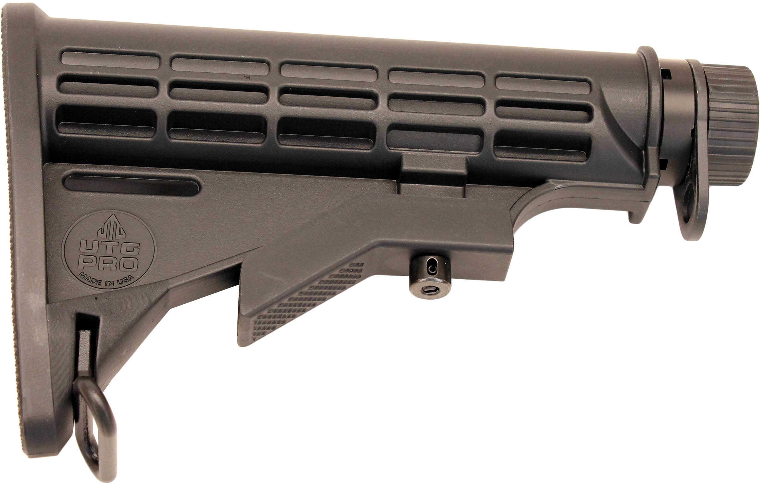Leapers UTG RBU6Bm Mil-Spec Rifle AR15/M16 Buttstock Kit Polymer/Aluminum Black