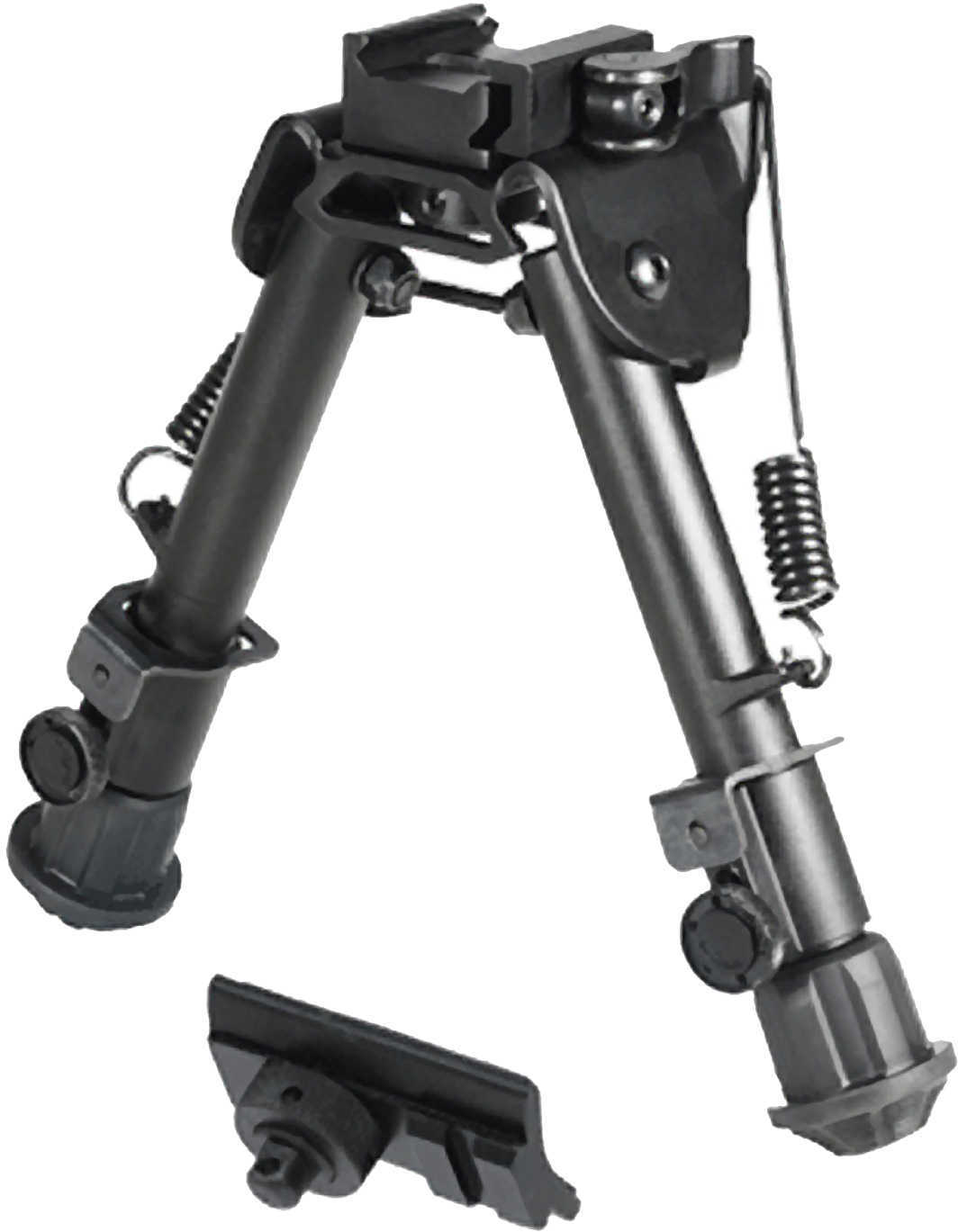 Leapers Inc. - UTG Tactical Op Bipod Fits Picatinny or Weaver Rail 5.9" - 7.3" with QD Lever Mount Black TL-BP78Q