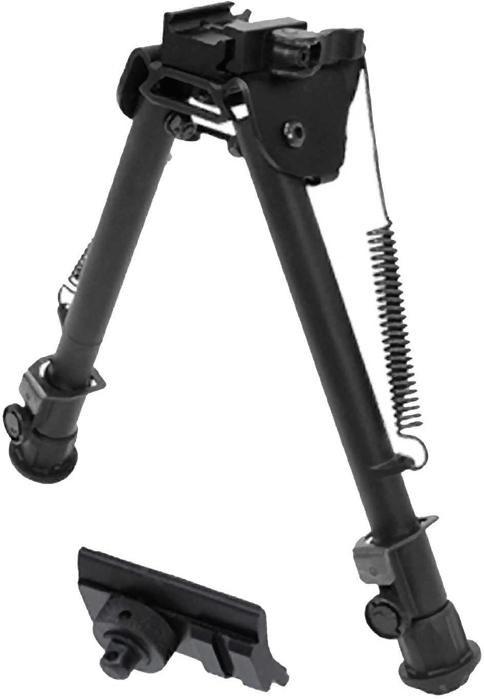 Leapers UTG Bipod Tactical Op 8-12.4" Picatinny Mount W/Stud Adapter-img-1