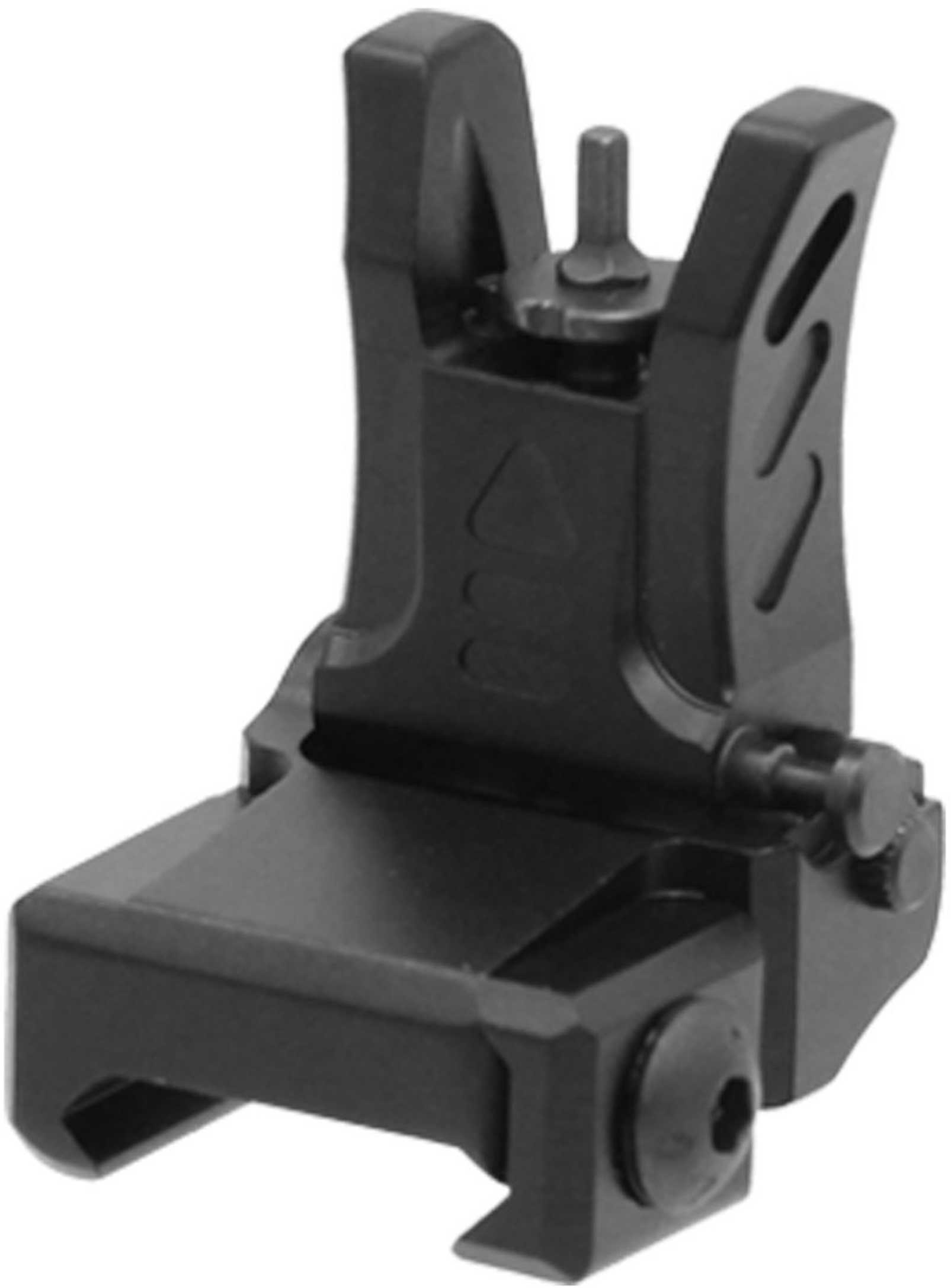 Leapers Inc. - UTG Sight Flip-Up Front Low Profile Fits Picatinny Black Finish MNT-755