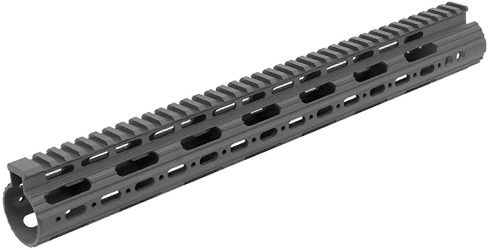 AR15 Super Slim Free Float Handguard 15" Black Md-img-1