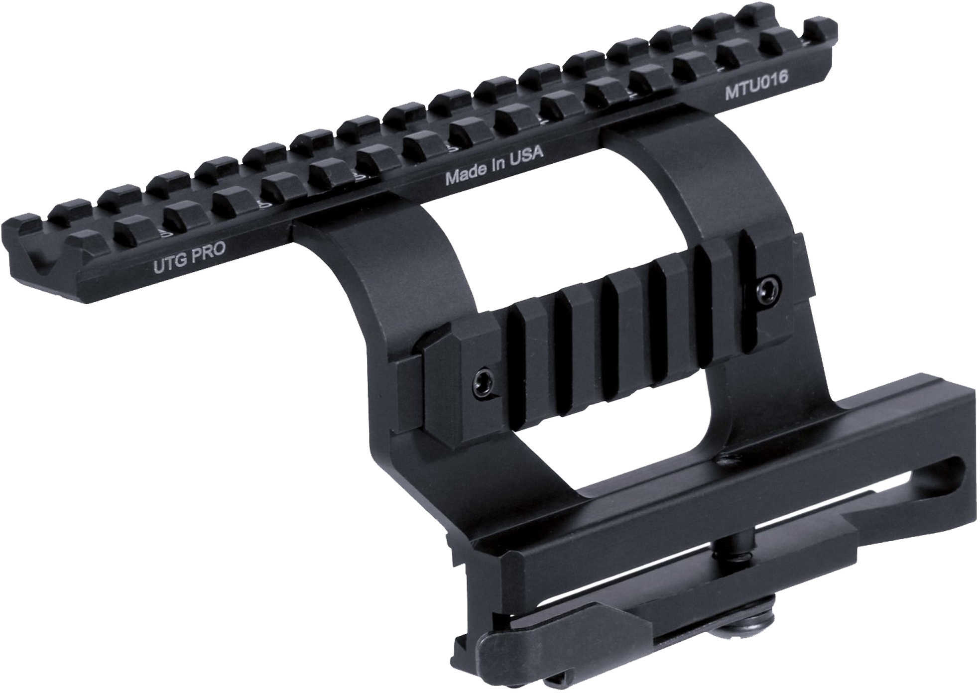 Leapers UTG PRO Scope Mount Quick-Detachable AK-47 Side Picatinny Black Md: MTU016