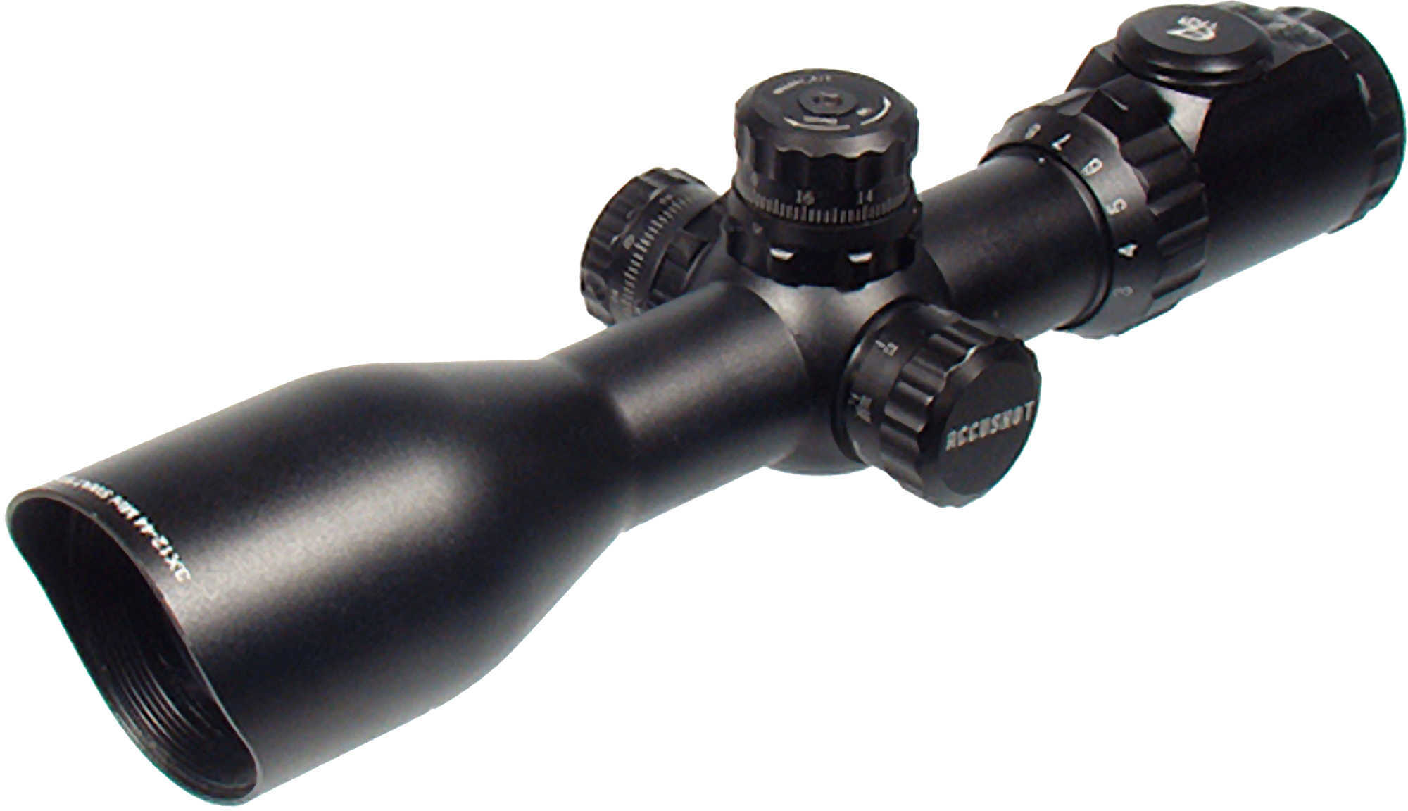 Leapers Inc. - UTG Accushot Precision Series Rifle Scope 3-12X44 Illuminated Mil-Dot Reticle Compact Adjustable Objectiv