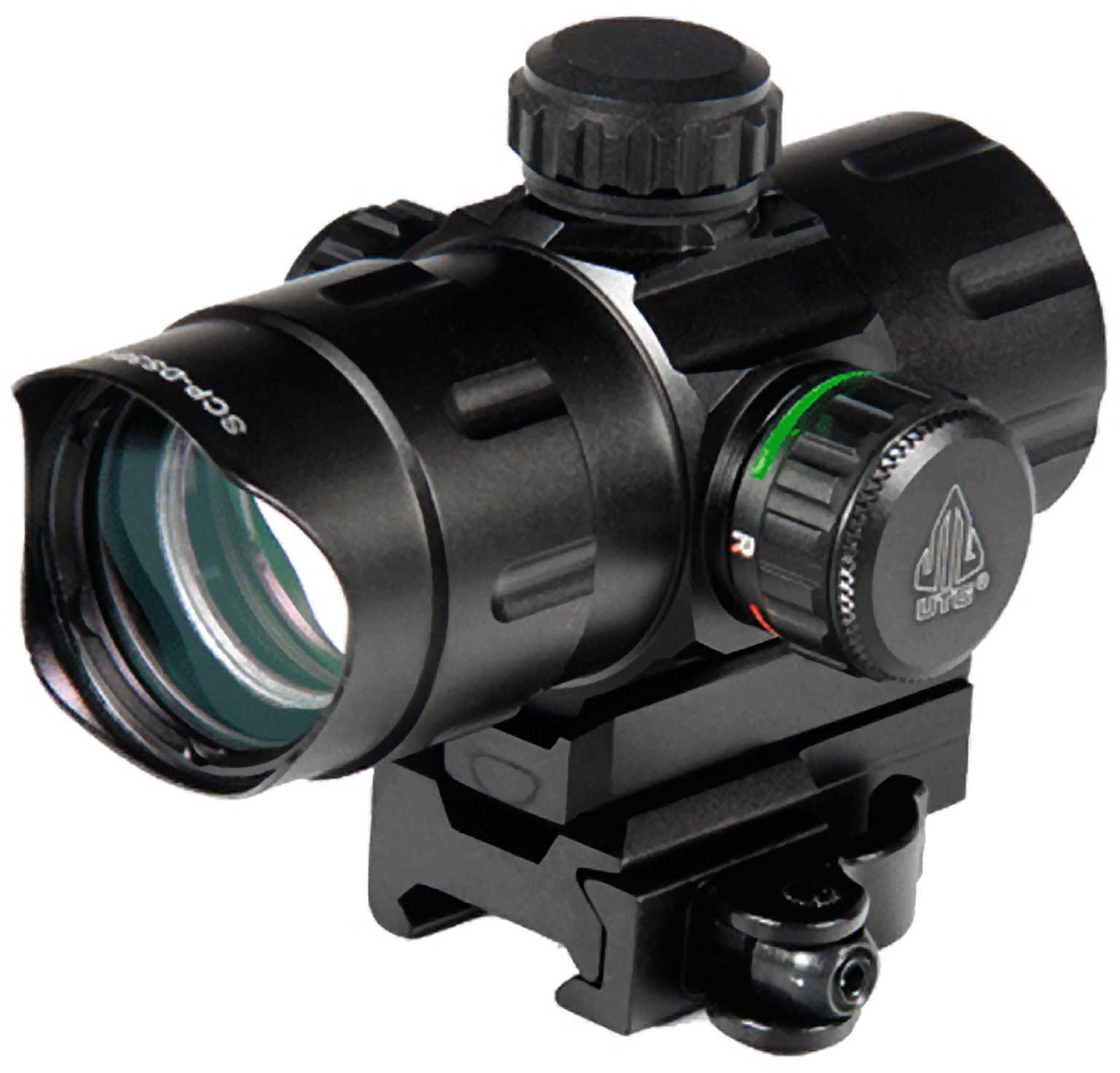 Leapers Inc. - UTG Instant Target Aiming Sight 4.2" Red/Green CQB Dot with Quick Disconnect Mount Black Finish SCP-DS384