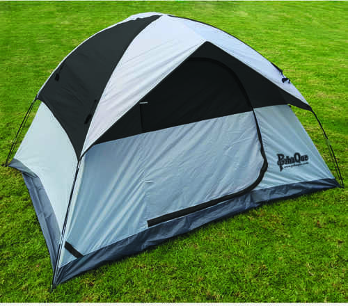 PahaQue Rendezvous 4 Person Dome Tent, Gray/Black Md: PQF200