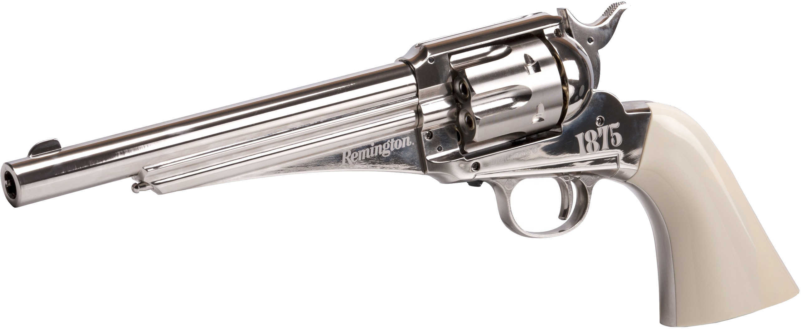 Remington 1875 CO2 Powered BB/Pellet Revolver Md: RR1875