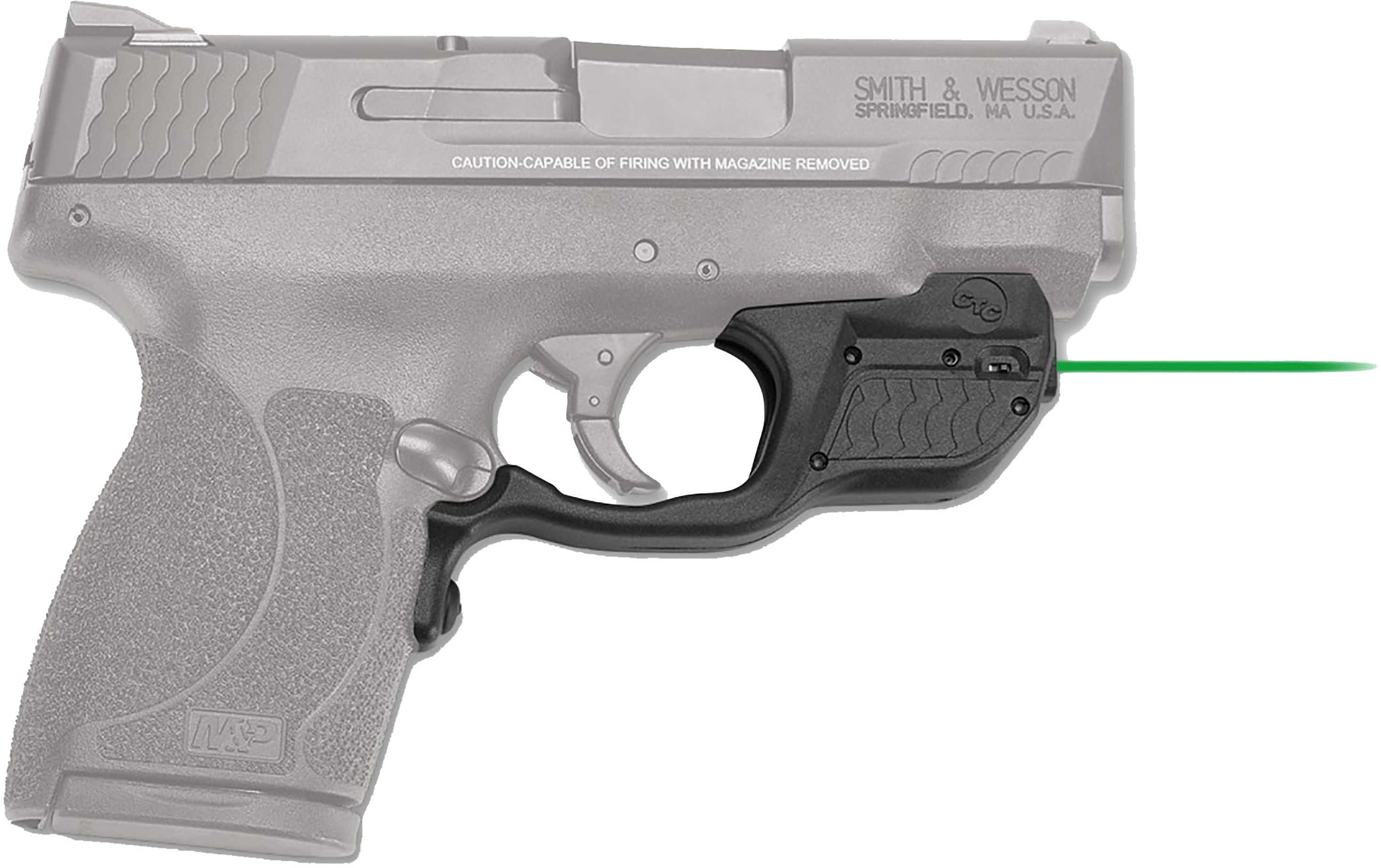 Crimson Trace Corporation Laserguard S&W M&P SHIELD 45 Green User Installed Black LG-485G