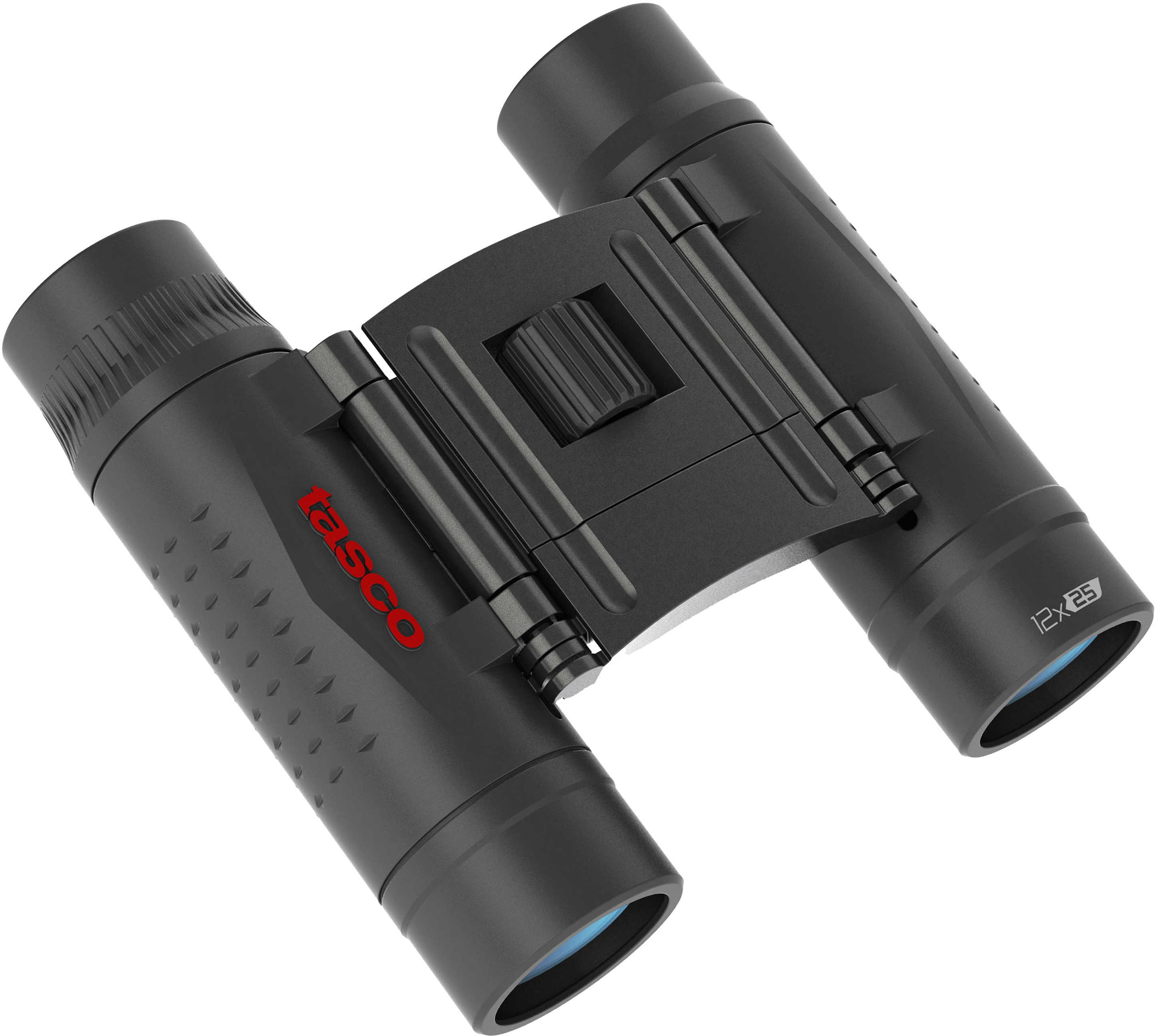 Tasco Essentials Binoculars 12x25mm, Roof Prism, MC, Black, Boxed Md: 178125