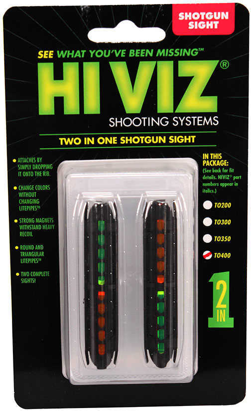 HiViz Sight Systems To400 Shotgun Front SGHT Magnetic For .360-.440" RIBS