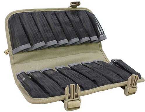 G.P.S. Tactical Magazine Storage Case Holds 16-Pistol Mags Tan