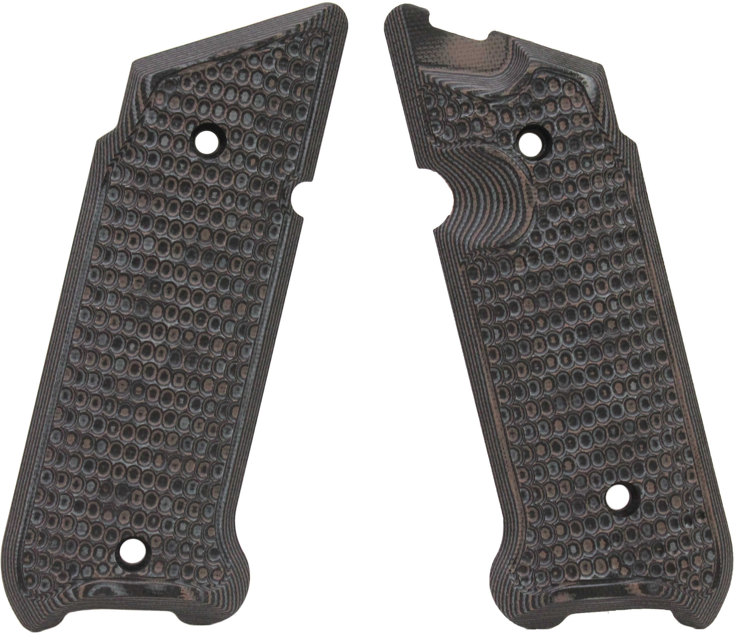 Hogue Ruger MK IV Grips G-10, Piranha, G-Mascus, Black/Gray Md: 79137