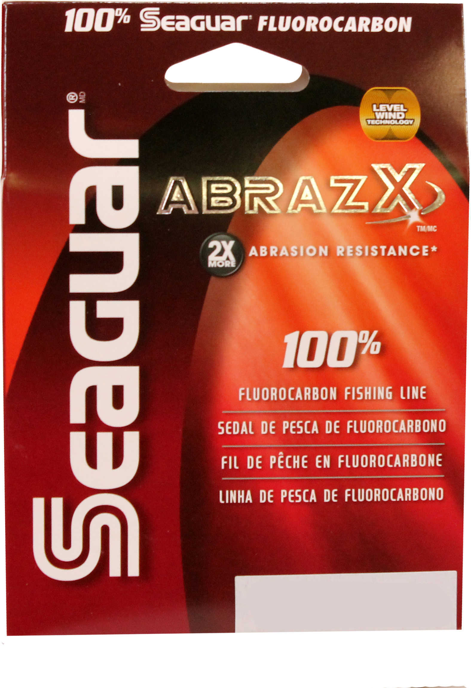Seaguar / Kureha America Abraz X Fluorcarbon Clear 200yds 4lb Md#: 04AX-200