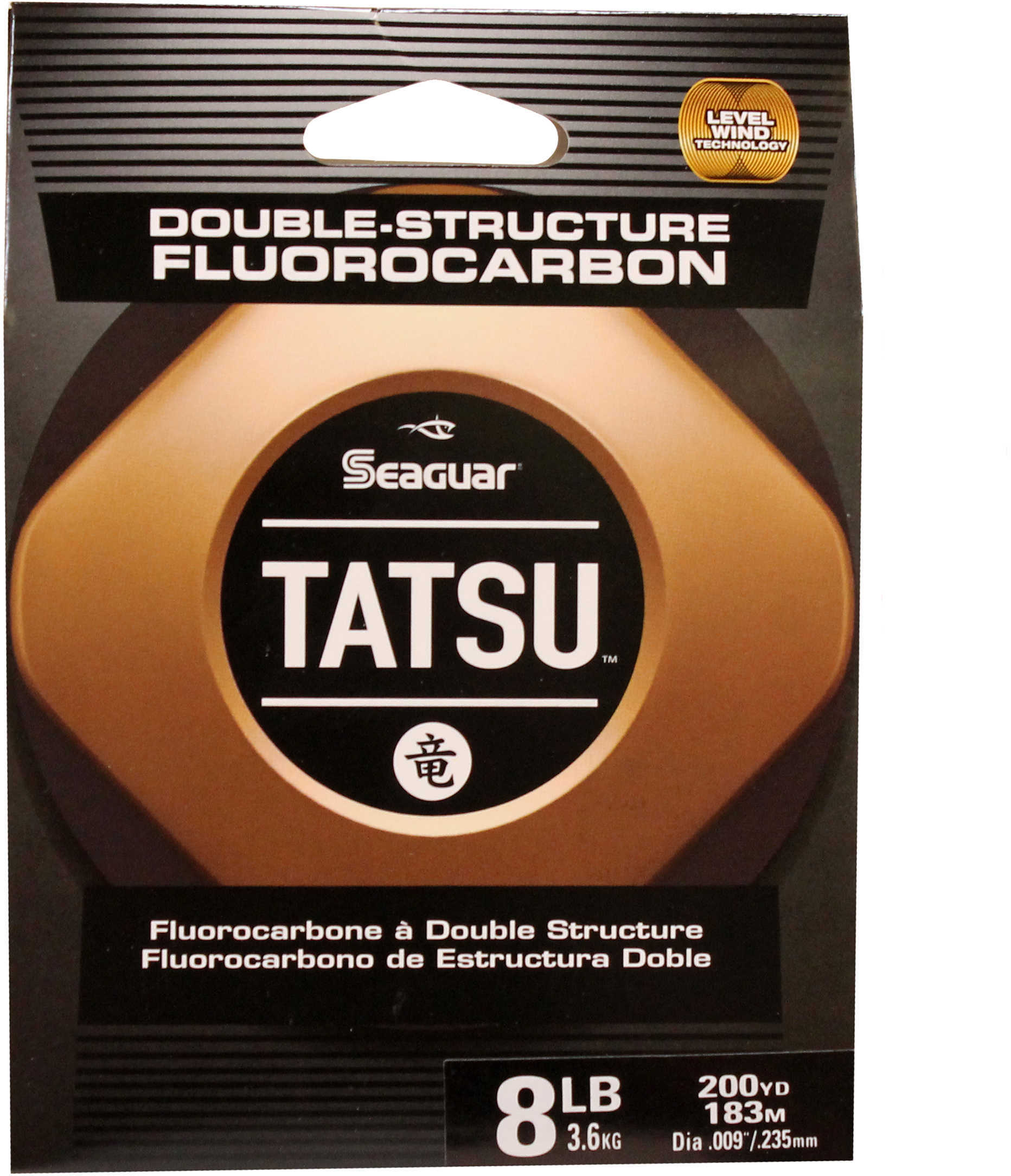 Seaguar / Kureha America Tatsu Fluorocarbon Clear 200yds 8lb Md#: 08TS-200