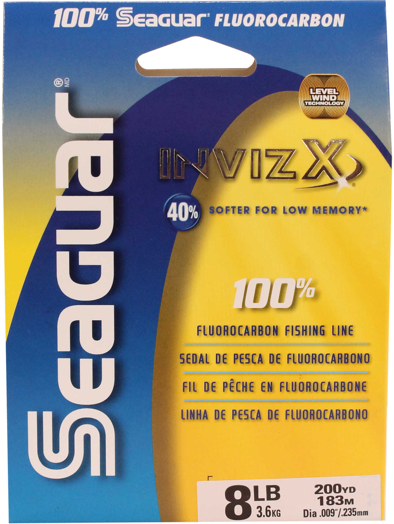 Seaguar / Kureha America INVIZX 100% FLOCARB 8# 200YD 08VZ200