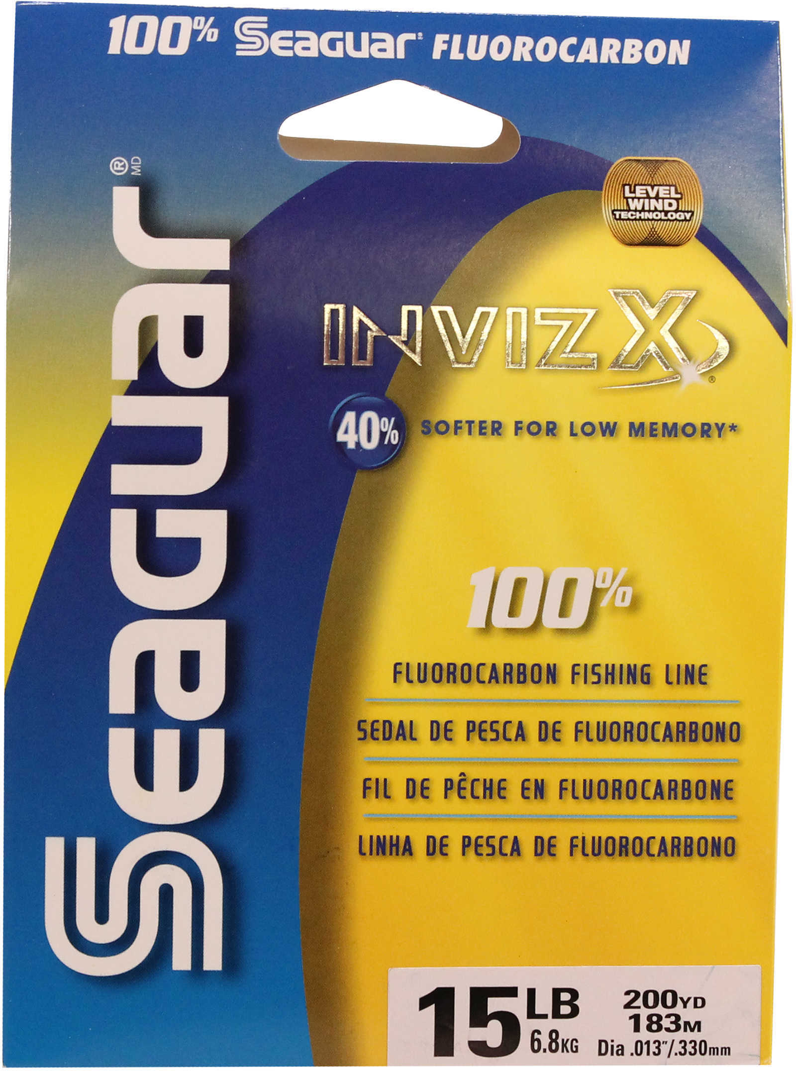 Seaguar / Kureha America INVIZX 100% FLOCARB 15# 200YD 15VZ200