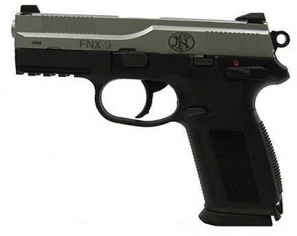 Pistol FNH USA FNX-9 DA/SA MS Black Frame/Stainless Steel Slide 9mm Luger 17-Rnd 66826