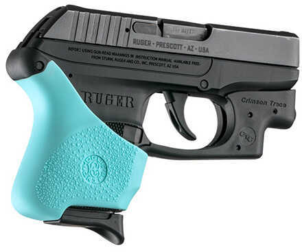 Hogue Handall Grip Sleeve Hybrid, Ruger LCP CT, Aqua Md: 18114