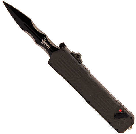 Schrade Knife Viper 3Rd Gen. 3.5" Black Double Edge Magic